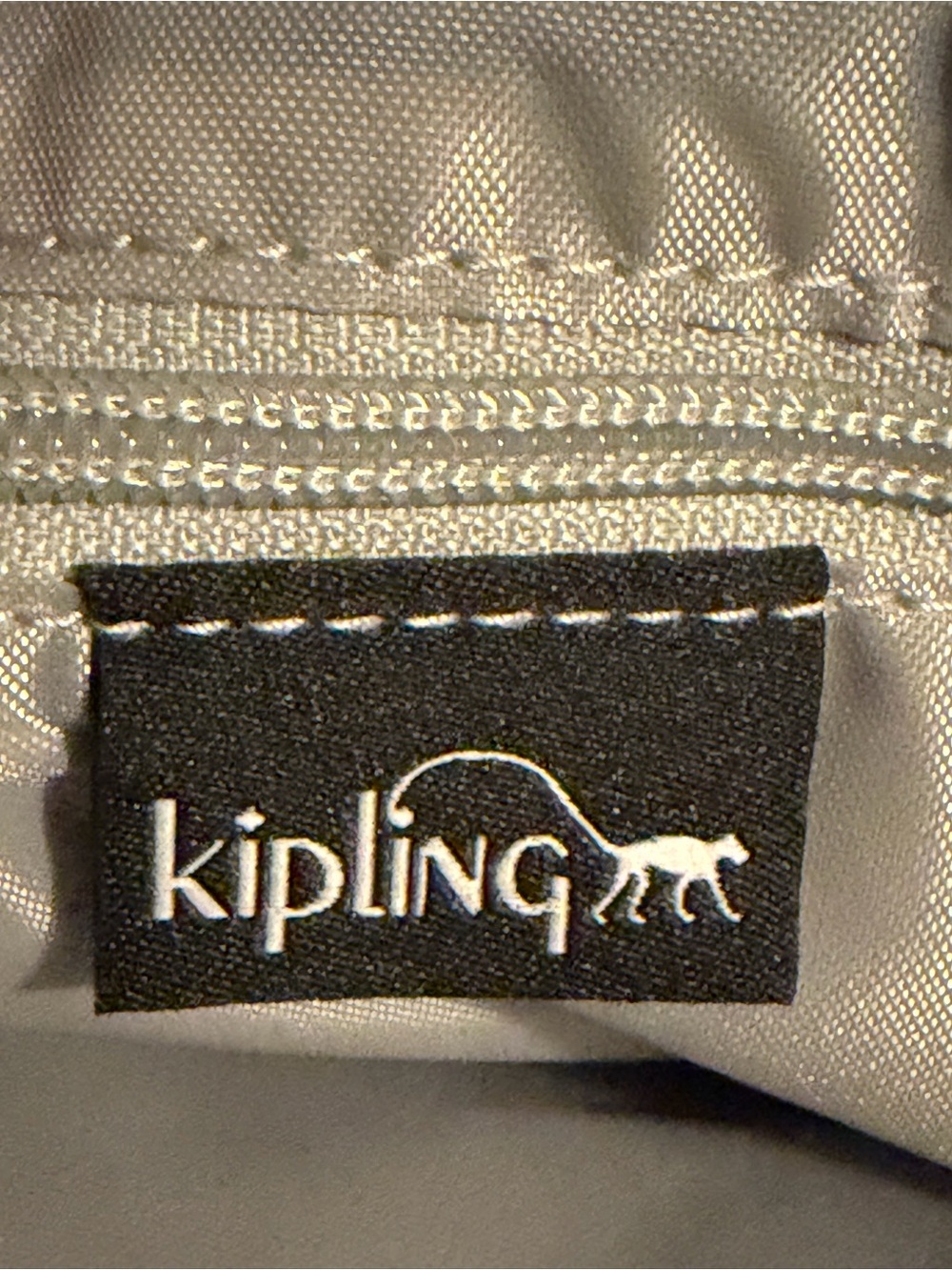 Kipling Keefe True Blue Tonal Compact Crossbody Bag with Monkey Charm - Picture 8 of 9